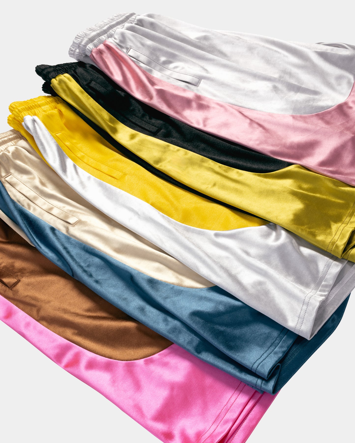 Two-Tone Gloss Hoop Shorts