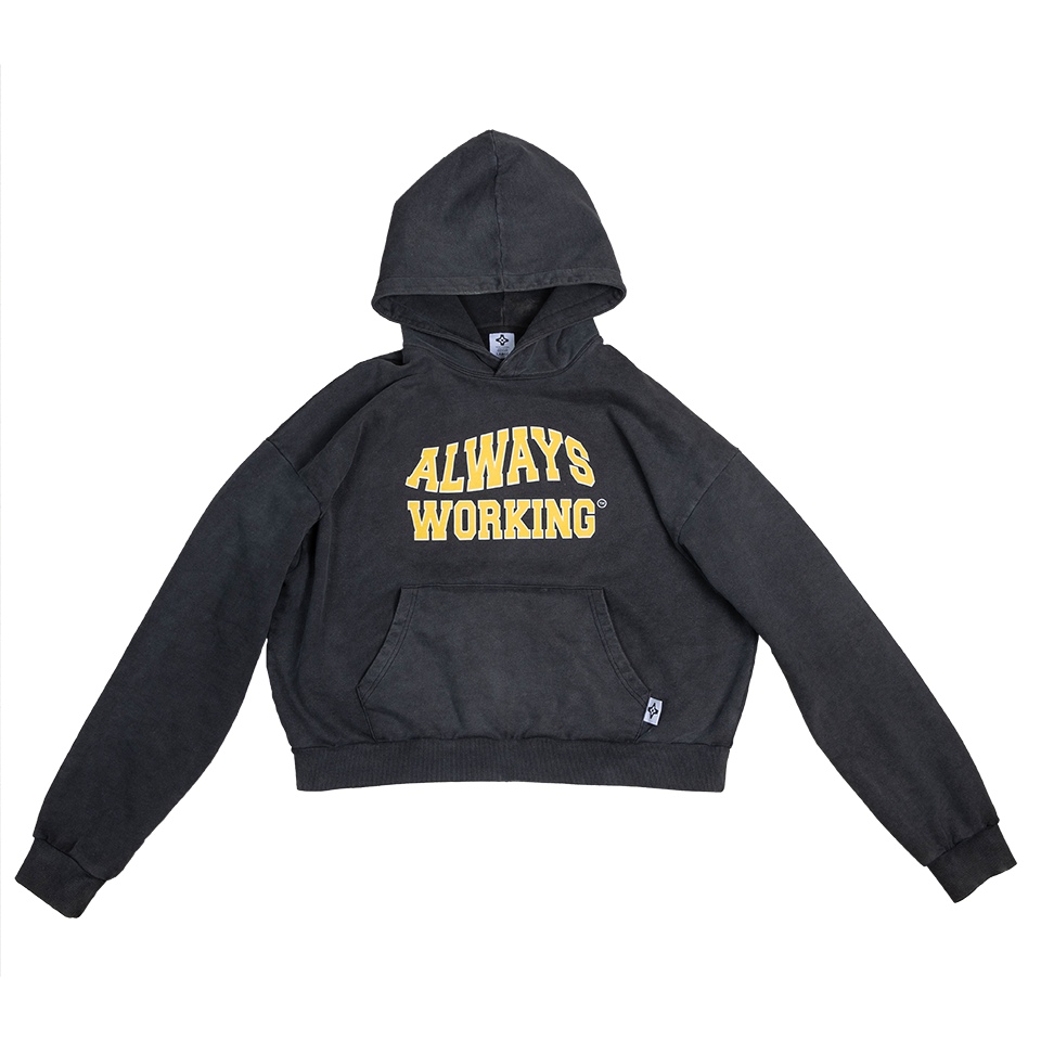"Always Working" Uni Wave Hoodie